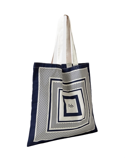 Maja Canvas Tote Net - Navy - Lala Berlin